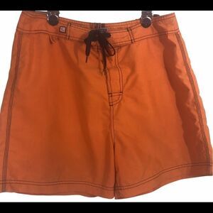 Jocko Orange Swim Board Shorts Size 30